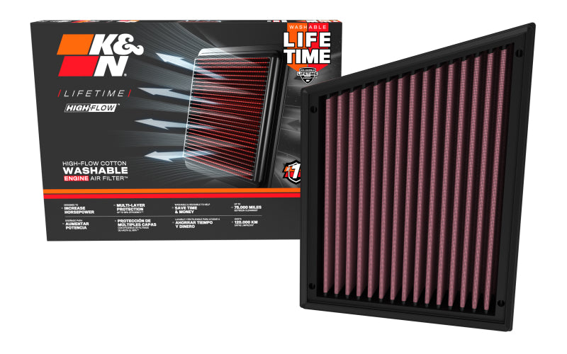 K&N Replacement Air Filter for 11-12 GMC Sierra / Chevy Silverado - 33-2466
