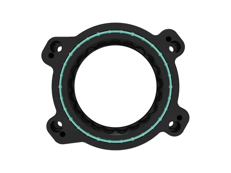 aFe 2020 Vette C8 Silver Bullet Aluminum Throttle Body Spacer / Works With aFe Intake Only - Black - 46-34023B