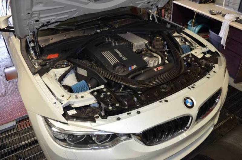 Injen 2015 M3/M4 3.0L Twin Turbo Wrinkle Red Short Ram 2pc. Intake System w/ MR Technology - SP1116WR