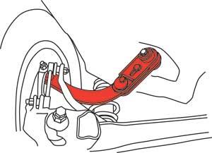 SPC Performance 07-10 Dodge Caliber/Jeep Patriot Rear Adjustable Camber Arm - 67455
