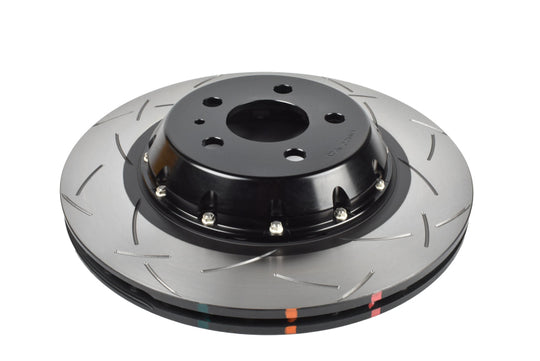 DBA 17-23 Tesla Model 3 (w/355mm Front Rotor) Front 5000 Series 2-Piece Slotted Rotor w/Black Hat - DBA53942BLKS