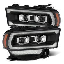 Load image into Gallery viewer, AlphaRex 19-21 Ram 2500 LUXX LED Proj Headlights Plank Style Black w/Activ Light/Seq Signal/DRL - 880550