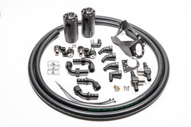 Radium Engineering Dual Catch Can Kit Nissan R32 Skyline GT-R Fluid Lock - 20-0590-FL