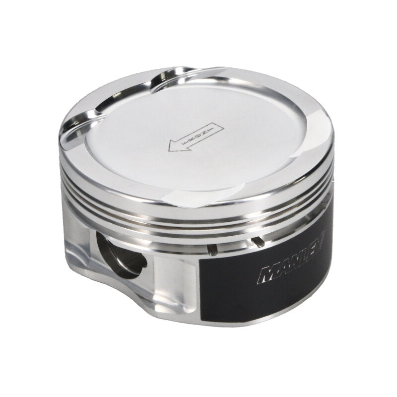 Manley Ford Coyote 5.0L DOHC -12cc Dish 3.700in Bore Piston Set - 598170C-8