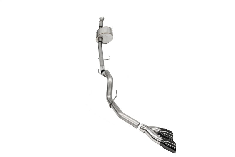 Corsa 2021-2025 Ford F-150 Regular Cab/ 8in Bed 5.0L V8 Xtreme Cat-Back Single Side Exit-Black PVD - 21145BLK