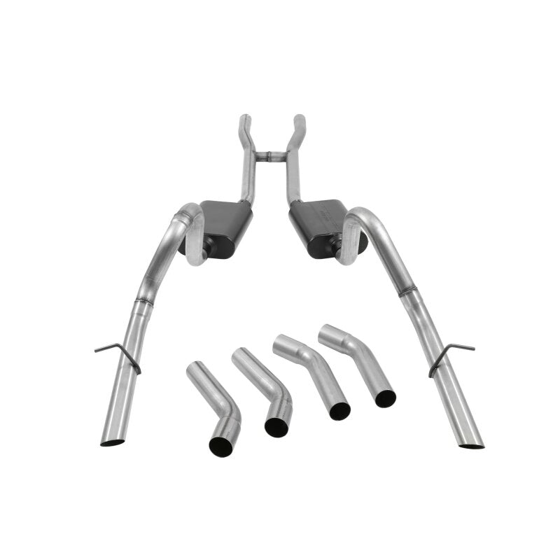 Flowmaster 64-66 Mustang V8 American Thunder SS Crossmember-Back Exhaust System - 817273