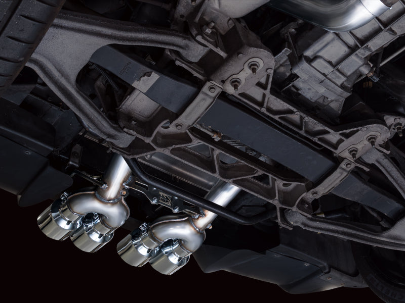 AWE Tuning C6 Chevrolet Corvette Z06/ZR1 Track Edition Axle-Back Exhaust w/ Chrome Silver Tips - 3020-42606