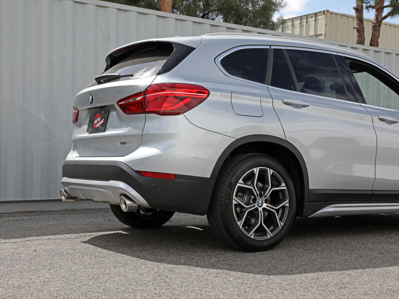 aFe 15-21 BMW X1 F48 L4 2.0L (t) MACH Force-Xp 3 to 2-1/2 IN SS Axle-Back Exhaust w/Polished Tip - 49-36349-P