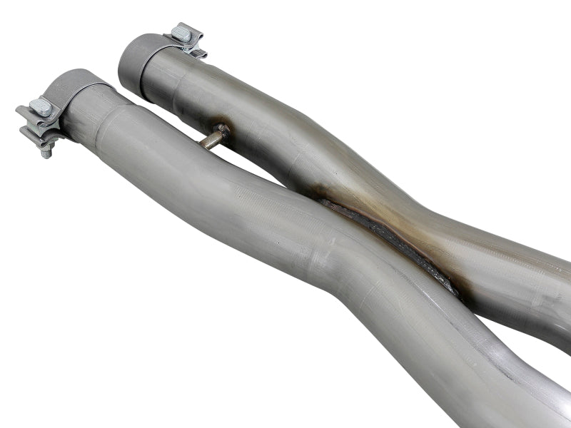 aFe MACH Force-Xp 2-1/2in 304 SS Cat-Back Exhaust 15-19 Dodge Challenger V6-3.6L - Raw Tip - 49-32067