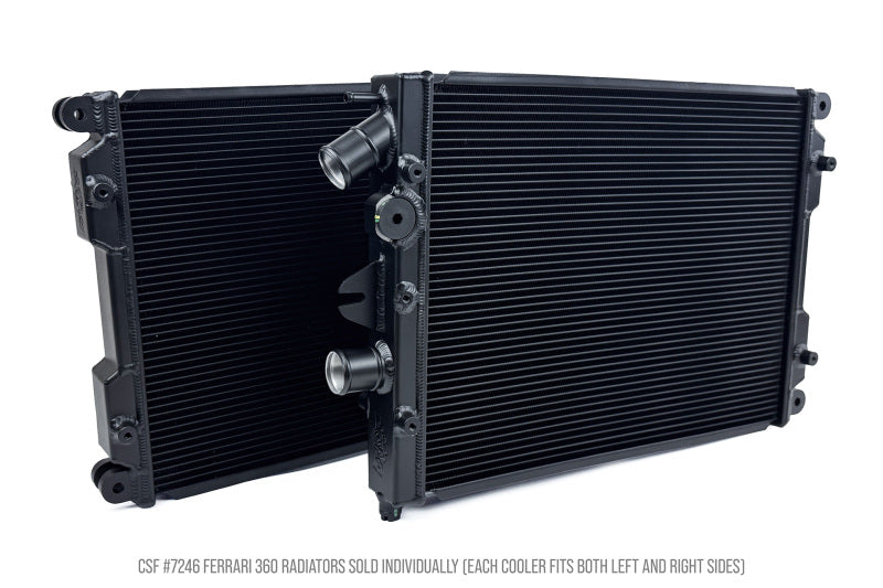 CSF 00-08 Ferrari 360 High Performance All Aluminum Radiator - Left/Right - 7246
