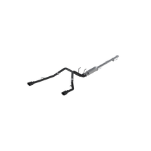 Load image into Gallery viewer, MBRP 09-14 Dodge Ram 1500 5.7L Cat-Back Dual Split Rear (Through Stock Bumper) AL - Black - S5146BLK