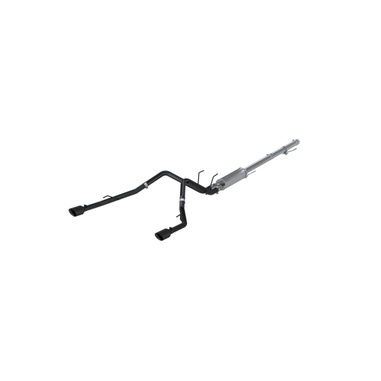 MBRP 09-14 Dodge Ram 1500 5.7L Cat-Back Dual Split Rear (Through Stock Bumper) AL - Black - S5146BLK