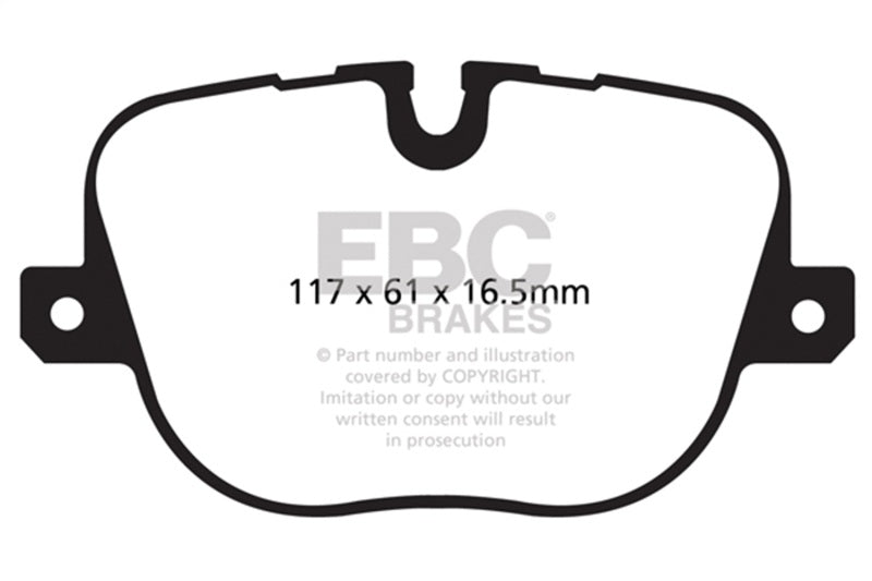 EBC 12-13 Land Rover Ranger Rover Sport Bluestuff Rear Brake Pads - DP52068NDX