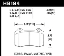 Load image into Gallery viewer, Hawk 2005-2005 Volvo S40 I HPS 5.0 Rear Brake Pads - HB194B.570
