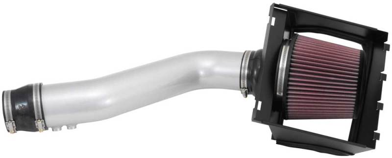 K&N 12-13 Ford F150 3.7L V6 Black High-Flow Performance Intake - 77-2585KS