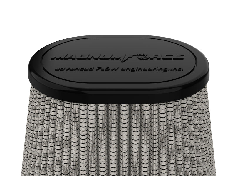 aFe MagnumFORCE Intake Replace Air Filter w/PDS Media 4in F x 7.75x6.5in B x 4.75x3.5in T x 7in H - 21-90115