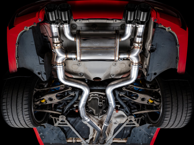 AWE Tuning BMW F8X M3/M4 SwitchPath Cat-Back Exhaust - Diamond Black Tips - 3025-43074