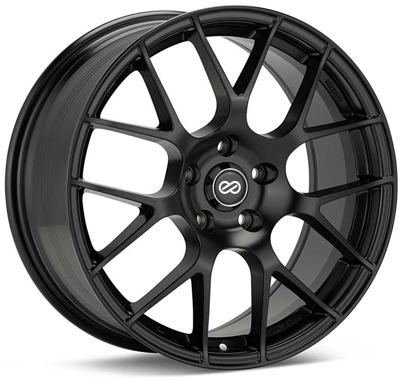 Enkei Raijin 18x8 5x120 32mm Offset 72.6mm Bore Black Wheel (MOQ 40) - 467-880-1235BK