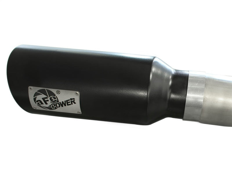 aFe MACHForce XP DPF-Back Exhaust 3in SS w/ 5in Black Tips 2014 Dodge Ram 1500 V6 3.0L EcoDiesel - 49-42045-B