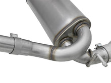 Load image into Gallery viewer, aFe Rebel Series 2.5in 409 SS Cat-Back Exhaust w/ Polished Tips 07+ Jeep Wrangler (JK) V6 3.6L/3.8L - 49-48062-P