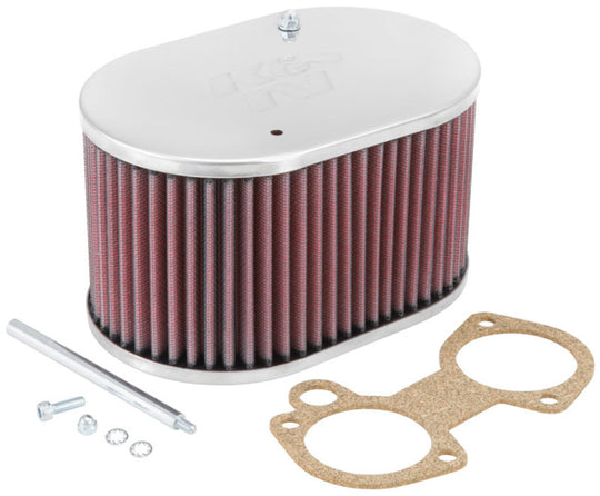 K&N Custom Racing Air Filter Bolt-On for Single or Two Barrel Carburetors - 56-9107