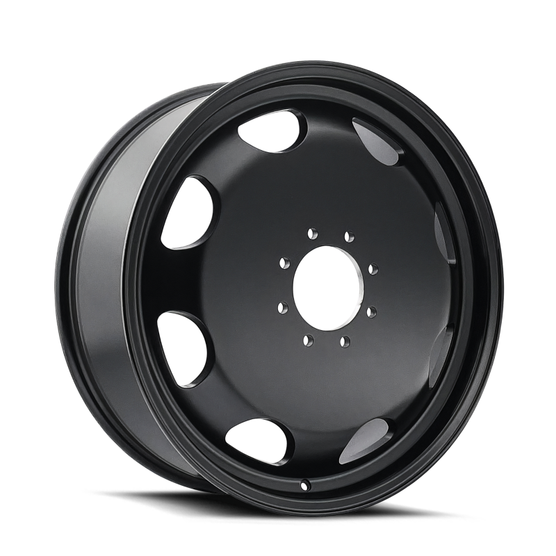 Cali Off-Road 9110D Summit Dually 20x8.25 / 8x200 BP / 115mm Offset / 142mm Hub Matte Black Wheel - 9110D-2877MBI115