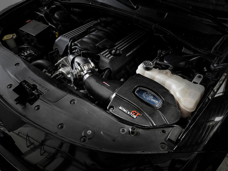 aFe Momentum Black Series Carbon Fiber Pro 5R Air Intake System 11-19 Dodge Charger SRT8 6.4L - 58-10003R