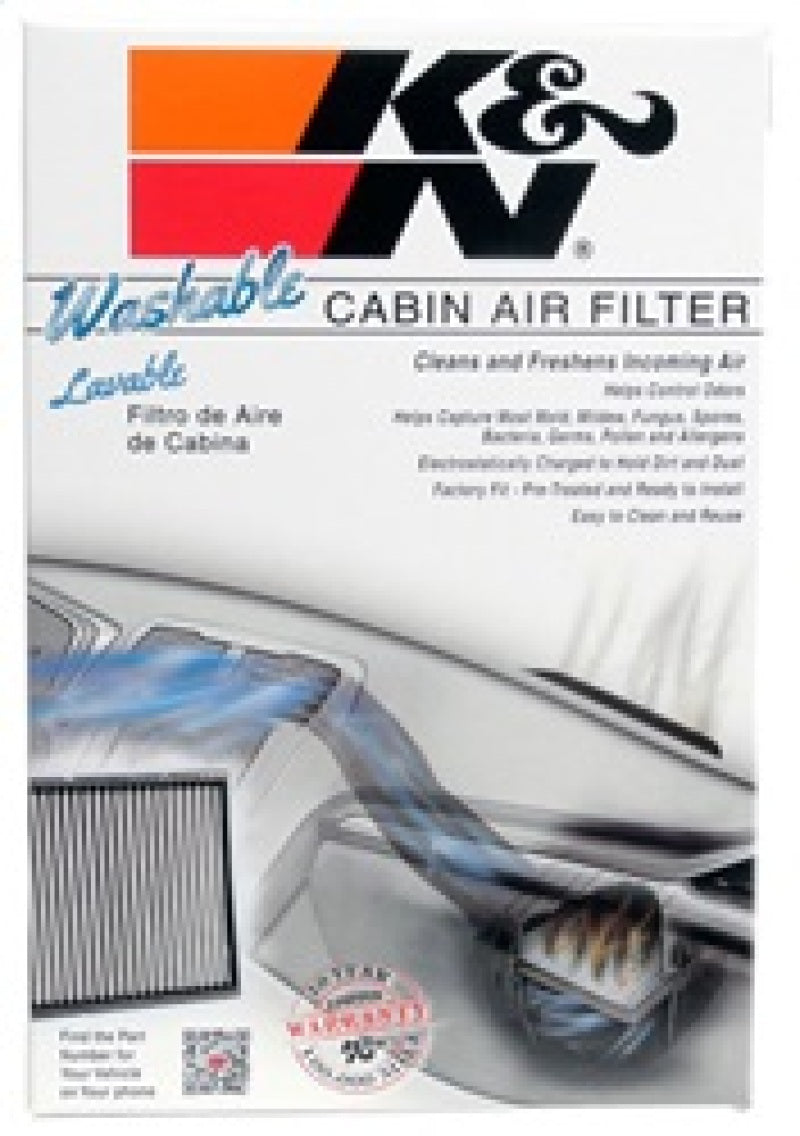 K&N 05-15 Nissan Frontier, Mid-size Pickups & SUVs Cabin Air Filter - 2 per Box - VF1001