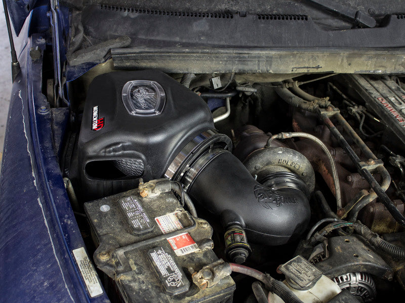 aFe Momentum HD Cold Air Intake System w/ Pro DRY S Filter Dodge Diesel Trucks 94-02 L6-5.9L (td) - 51-72001