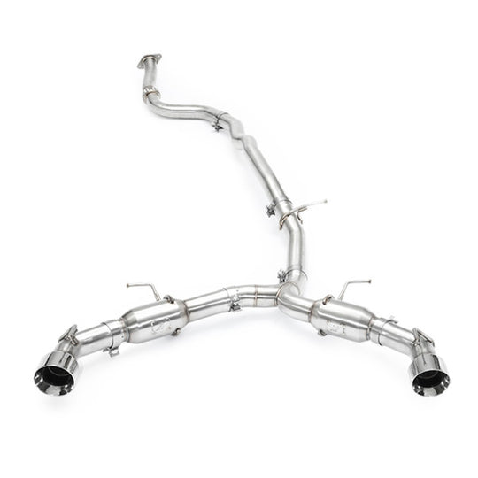 Mishimoto 2016+ Chevrolet Camaro 2.0T Dual Polished Tip Cat-Back Exhaust - MMEXH-CAM4-16DTPP
