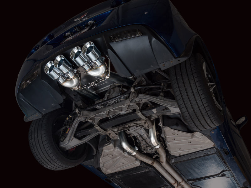 AWE Tuning C6 Chevrolet Corvette Z06/ZR1 Touring Edition Axle-Back Exhaust w/ Chrome Silver Tips - 3015-42606
