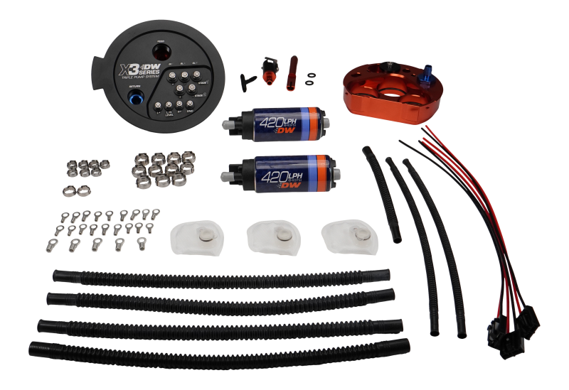 DeatschWerks 20-24 A90/91 Toyota Supra/G8X BMW M3/M4 Fuel Pump Module w/Dual DW420s - 9-422-7080