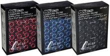 Load image into Gallery viewer, Project Kics Leggdura Racing 53mm EL53 Shell Type Lug Nut 16 Pcs + 4 Locks 12X1.25 Black - WEL5313K