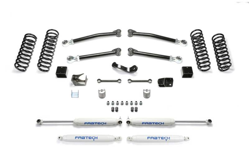 Fabtech 07-18 Jeep JK 2-Door 3in Trail w/Perf Shocks - K4089
