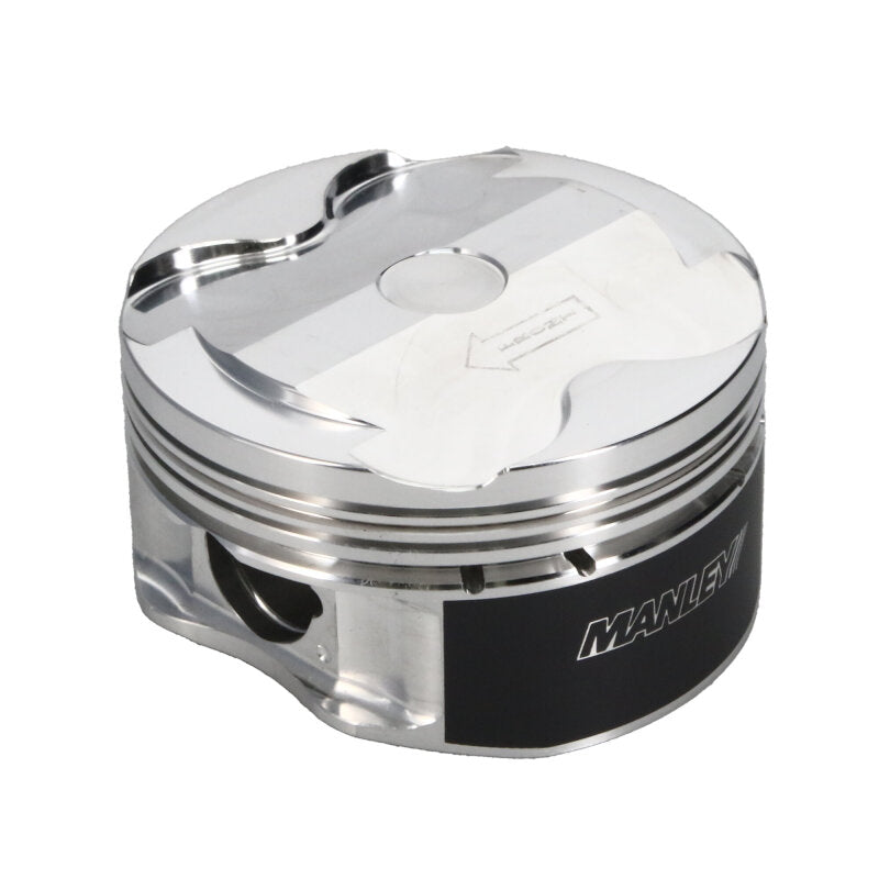 Manley 2018+ Ford Coyote 5.0L 6.75cc Dish 3.667in Bore 12:1 CR 22mm Pin Platinum Ext Duty Pistons - 595905CE-8