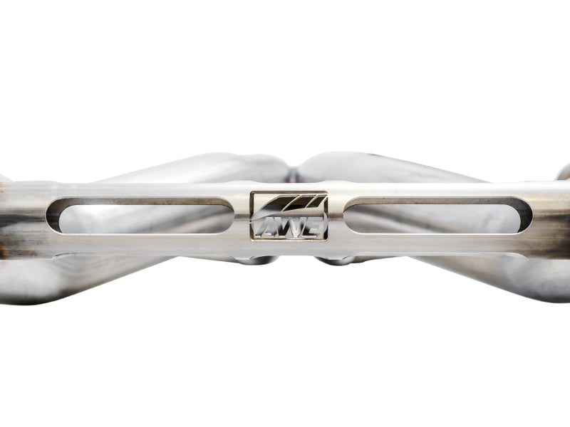 AWE Tuning 16-19 Chevy Camaro SS Non-Res Cat-Back Exhaust - Track Edition (Quad Diamond Black Tips) - 3020-43074
