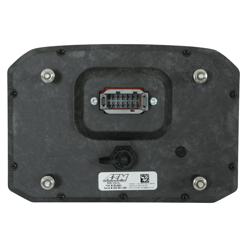 AEM CD-7 Logging Race Dash Carbon Fiber Digital Display (CAN Input Only) - 30-5701