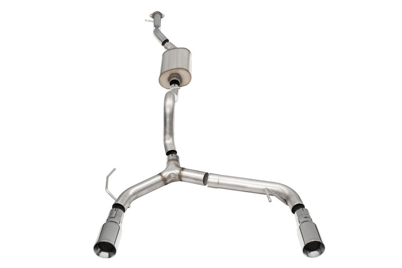 Corsa 21-25 Ford Bronco 2.3L 4-Door 2.75in Cat-Back Dual Rear Exhaust w/4in Straight-Cut Polish Tips - 21206