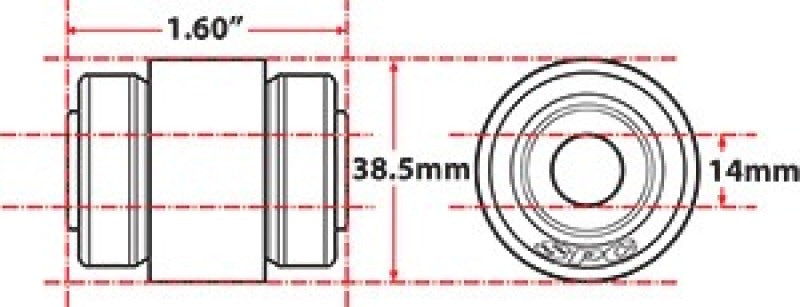 SPC Performance xAxis Jeep Track Bar - 15617