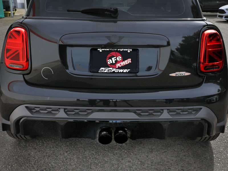 aFe 14-24 Mini Cooper S MACH Force-Xp 3in to 2-1/2in 304SS Cat-Back Exhaust w/ Black Tip - 49-36354-B