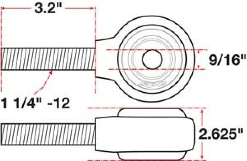 SPC Performance xAxis Rod End Ball Joint
