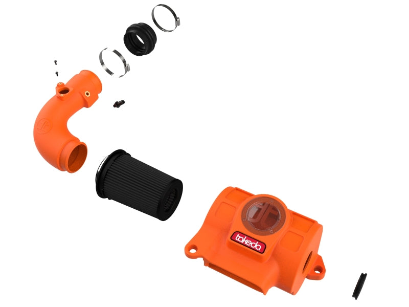 aFe 22-23 Toyota GR86 / Subaru BRZ Takeda Momentum Pro 5R Orange Edition Cold Air Intake System - 56-70056KN