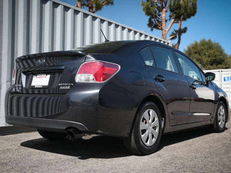 aFe POWER Takeda 12-16 Subaru Impreza 2.0L 2.5in 304SS CB Exhaust w/ Black Tips - 49-36052-B