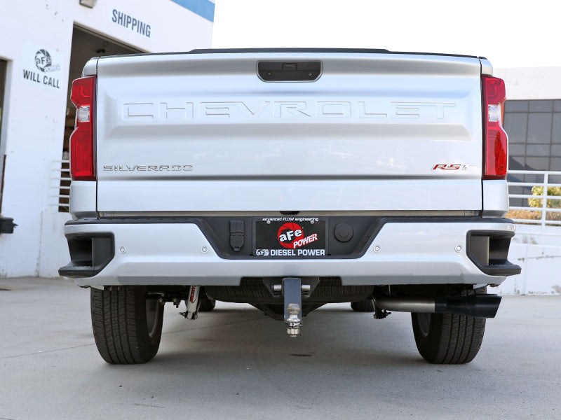 aFe Rebel XD Series 3 IN 304SS DPF-Back 23-24 GM Trucks L6-3.0L (td) LZ0- Dual Black Tip - 49-34145-B