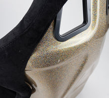 Load image into Gallery viewer, NRG FRP Bucket Seat ULTRA Edition - Large (Black Alcantara/Gold Glitter Back) - FRP-302BK-ULTRA