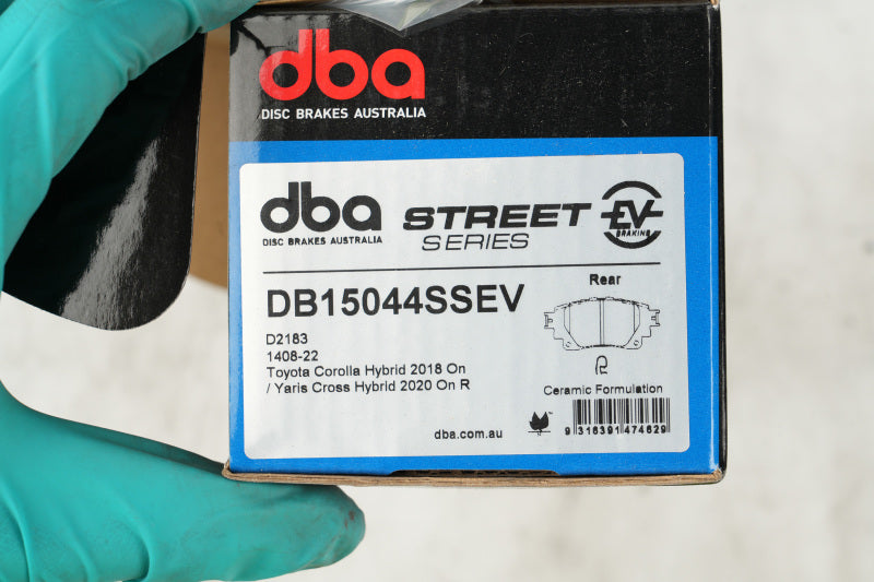 DBA 20-22 Toyota Corolla Hatchback Rear SSEV Street Series Brake Pads - DB15044SSEV