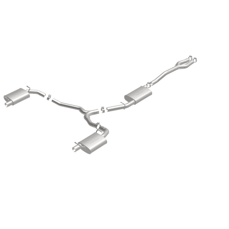 MagnaFlow Cat-Back SS Dual Split Rear Exit 2015 Dodge Charger/Chrysler 300C 3.6L V6 (Uses OEM Tips) - 19225