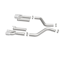 Load image into Gallery viewer, MagnaFlow Axle-Back, SS, 3in, Quad Split Rear 3.5 Tips 2015 Dodge Challenger incl SRT Hellcat - 19206
