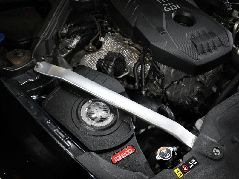 aFe 18-21 Kia Stinger L4 2.0L Takeda Momentum Cold Air Intake System w/ Pro DRY S Filter - 56-70055D