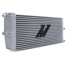 Load image into Gallery viewer, Mishimoto Heavy-Duty Oil Cooler - 17in. Opposite-Side Outlets - Silver - MMOC-OO-17SL